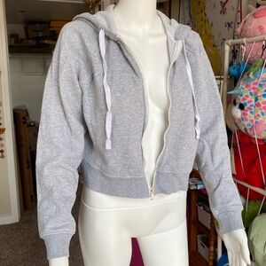 Wild Fable Grey zip-up hoodie size medium